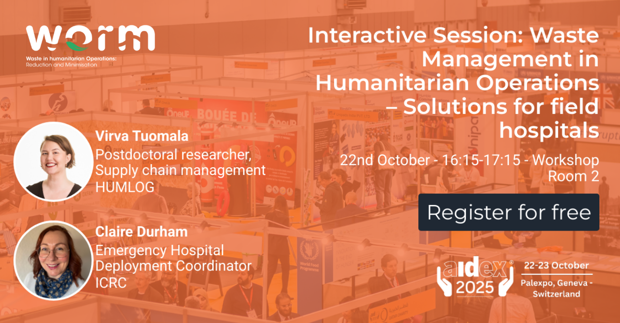 WORM at the AidEx Geneva Conference 2025